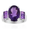 Marokkanischer Amethyst-Silberring