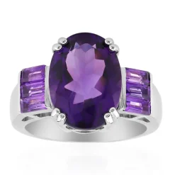 Marokkanischer Amethyst-Silberring
