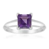 Marokkanischer Amethyst-Silberring