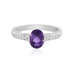 Marokkanischer Amethyst-Silberring
