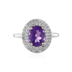 Marokkanischer Amethyst-Silberring