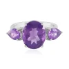 Marokkanischer Amethyst-Silberring