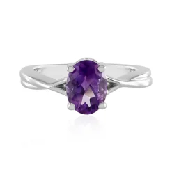 Marokkanischer Amethyst-Silberring