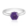 Marokkanischer Amethyst-Silberring