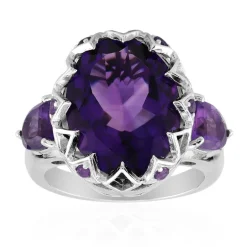 Marokkanischer Amethyst-Silberring