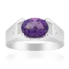 Marokkanischer Amethyst-Silberring