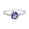 Marokkanischer Amethyst-Silberring