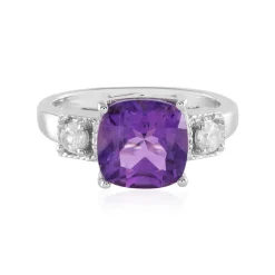 Marokkanischer Amethyst-Silberring