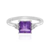 Marokkanischer Amethyst-Silberring