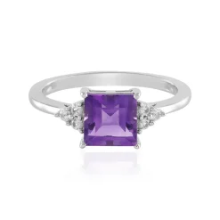 Marokkanischer Amethyst-Silberring