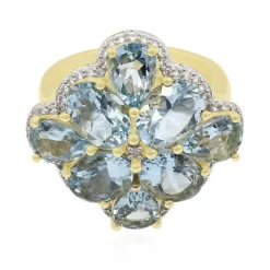 Medina-Aquamarin-Goldring