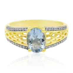 Medina-Aquamarin-Goldring