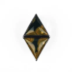 Meeres-Jaspis-Silberanhänger