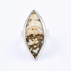 Meeres-Jaspis-Silberring