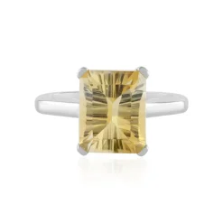 Mehrfarbiger Citrin-Silberring