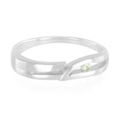 Merelani-Mint-Granat-Silberring