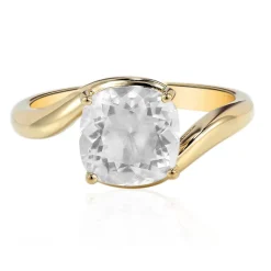 Mexikanischer Hyalith-Opal-Goldring