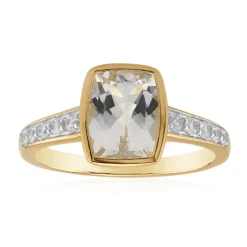 Mexikanischer Pinkfarbener Danburit-Goldring