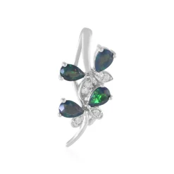 Mezezo-Opal-Silberanhänger