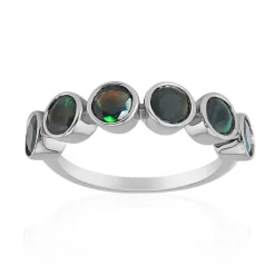 Mezezo-Opal-Silberring