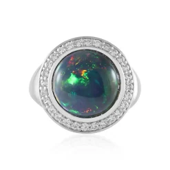 Mezezo-Opal-Silberring