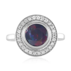 Mezezo-Opal-Silberring