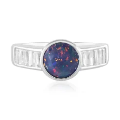 Mezezo-Opal-Silberring