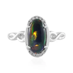 Mezezo-Opal-Silberring