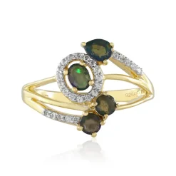 Mezezo-Opal-Silberring