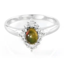 Mezezo-Opal-Silberring