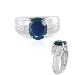 Mezezo-Opal-Silberring (de Melo)