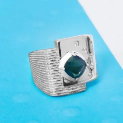 Mezezo-Opal-Silberring (de Melo)