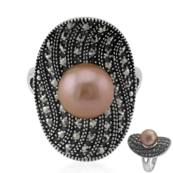 Ming-Perlen-Silberring (Annette classic)