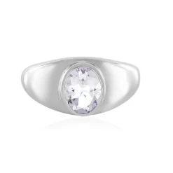 Mondblauer Quarz-Silberring