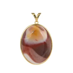 Mookait-Silberanhänger