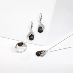 Mooreiche-Silberanhänger