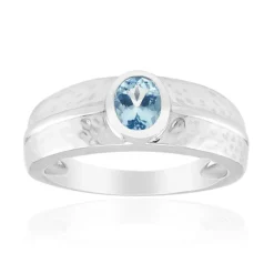 Mosambik-Aquamarin-Silberring (Pallanova)