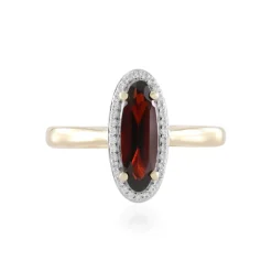 Mosambik-Granat-Goldring (SUHANA)