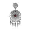 Mosambik-Granat-Silberanhänger