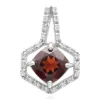 Mosambik-Granat-Silberanhänger