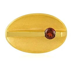 Mosambik-Granat-Silberring