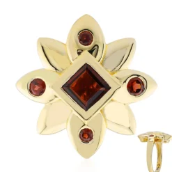 Mosambik-Granat-Silberring (Remy Rotenier)