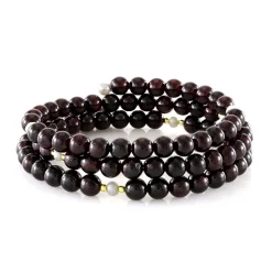 Mosambik-Granat-Stahlarmreif (Riya)