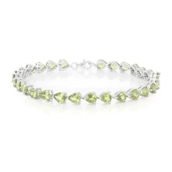 Mosambik-Saphir-Silberarmband