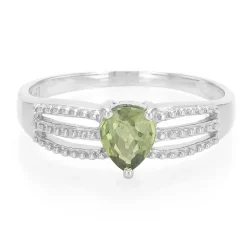 Mosambik-Saphir-Silberring