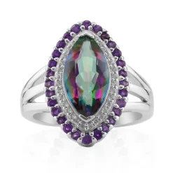 Mystik-Quarz-Silberring