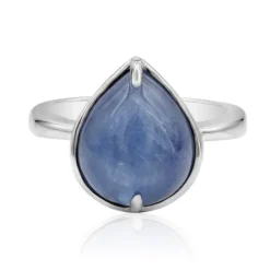 Nepalesischer Kyanit-Silberring