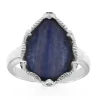 Nepalesischer Kyanit-Silberring (Annette classic)