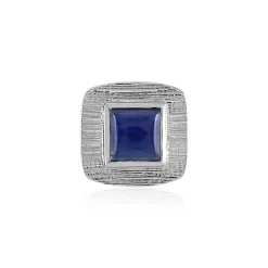 Nepalesischer Kyanit-Silberanhänger