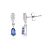Nepalesischer Kyanit-Silberohrringe